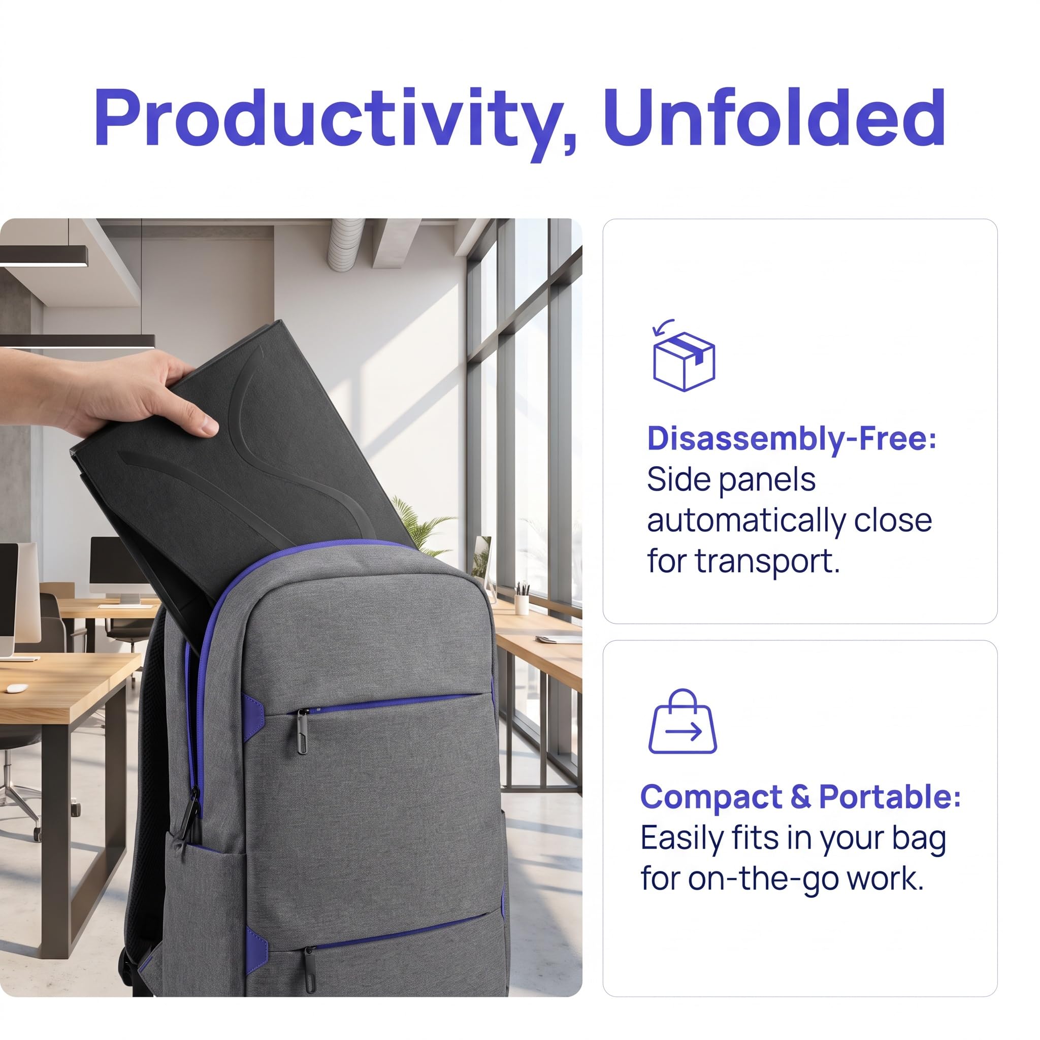Parasol para Monitores De 29 A 34 Pulgadas: Parasol Portátil De Escritorio para Proteger La Privacidad Y Reducir El Deslumbramiento En La Oficina Y para Jugar.