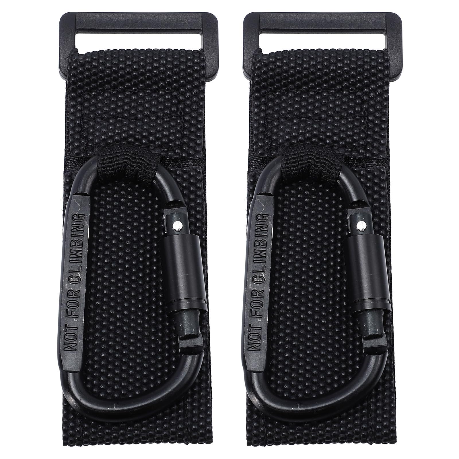 Yardwe 10 Pezzi Ganci per Carrozzina Antiscivolo Supporto Robusto per Borse e Pannolini Accessorio Pratico per Passeggino per Genitori Movimento