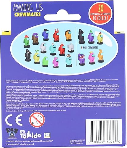 Miniatura 2 de Paquete de 2 sellos de tripulación Among Us  2 figuras aleatorias
