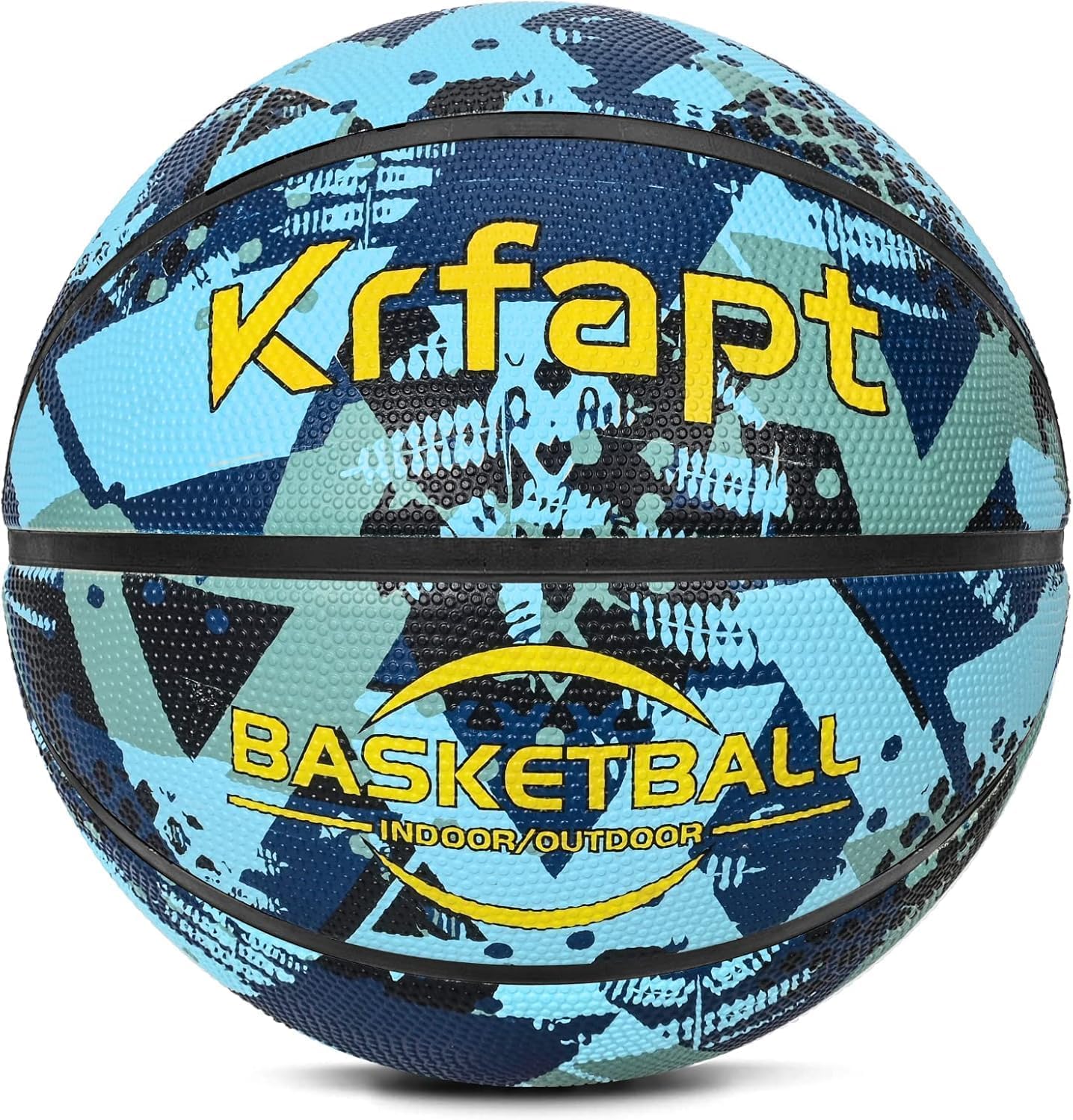 Krfapt Children's Mini Basketball Size #5, 7 (EU), Blue, Non-slip Surface, Soft, Unisex-Youth, 1 Piece — image 1