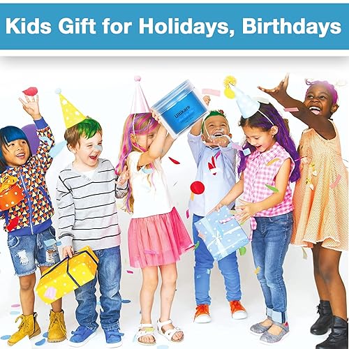 Miniatura 2 de Ultikare - Tinte temporal para el cabello para niños, tinte de cabello azul natural, color crema de barro instantáneo, 3.4 onzas líquidas, regalos