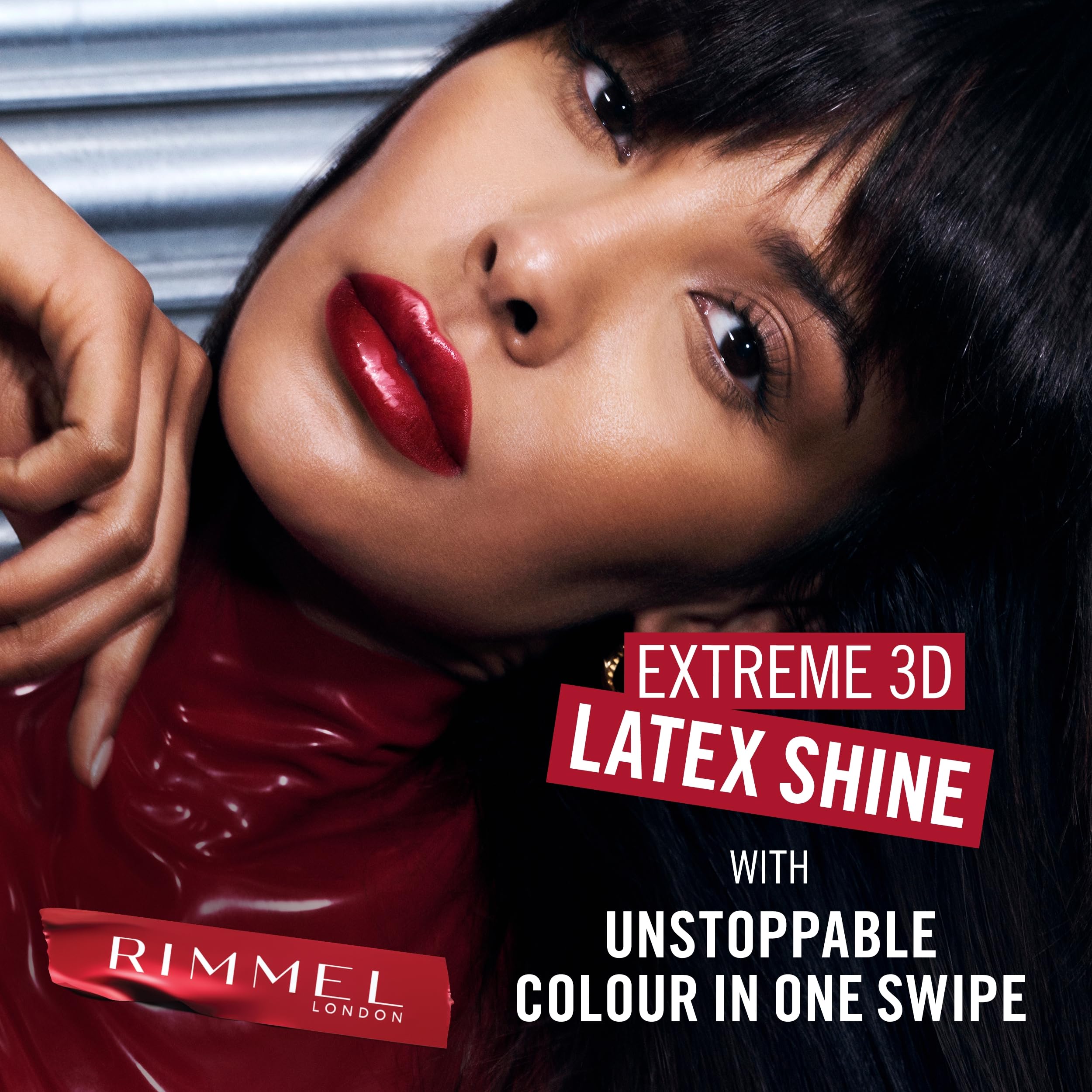 Rimmel Thrill Seeker Lip Latex szminka w płynie z kwasem hialuronowym i witaminą E nr 200 So Peachy, 6 ml