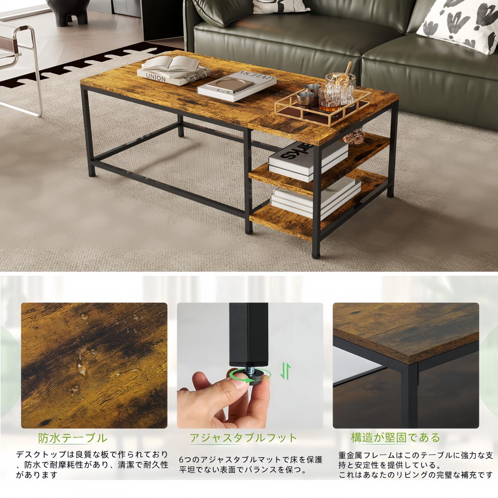 センターテーブル・ローテーブル MARIE LIVING TABLE 1200mm Amazon.co.jp: Merytesローテーブル センターテーブル 机 単品