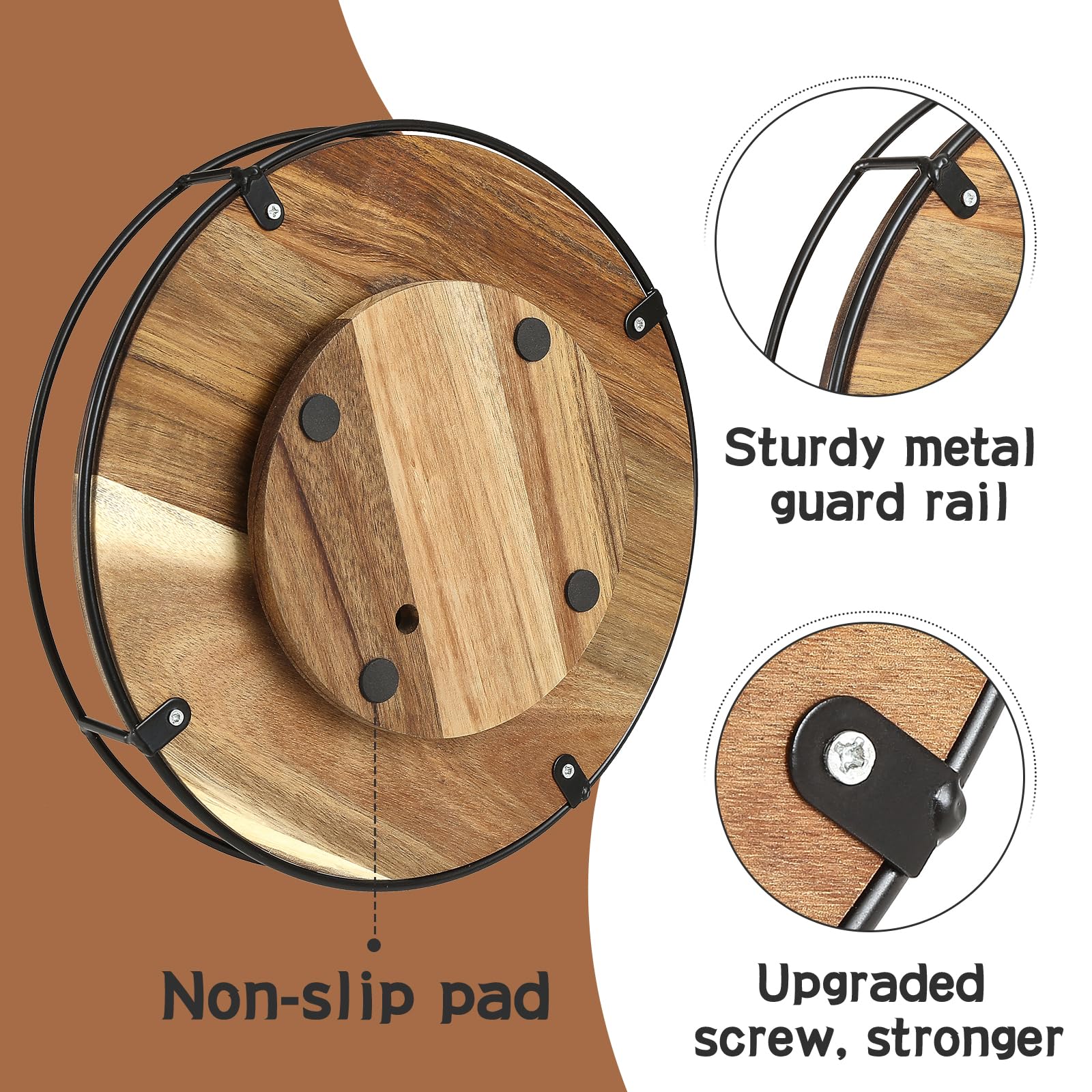 Plateau Tournant Épices Lazy Susan Support Rotatif Pour Cuisine