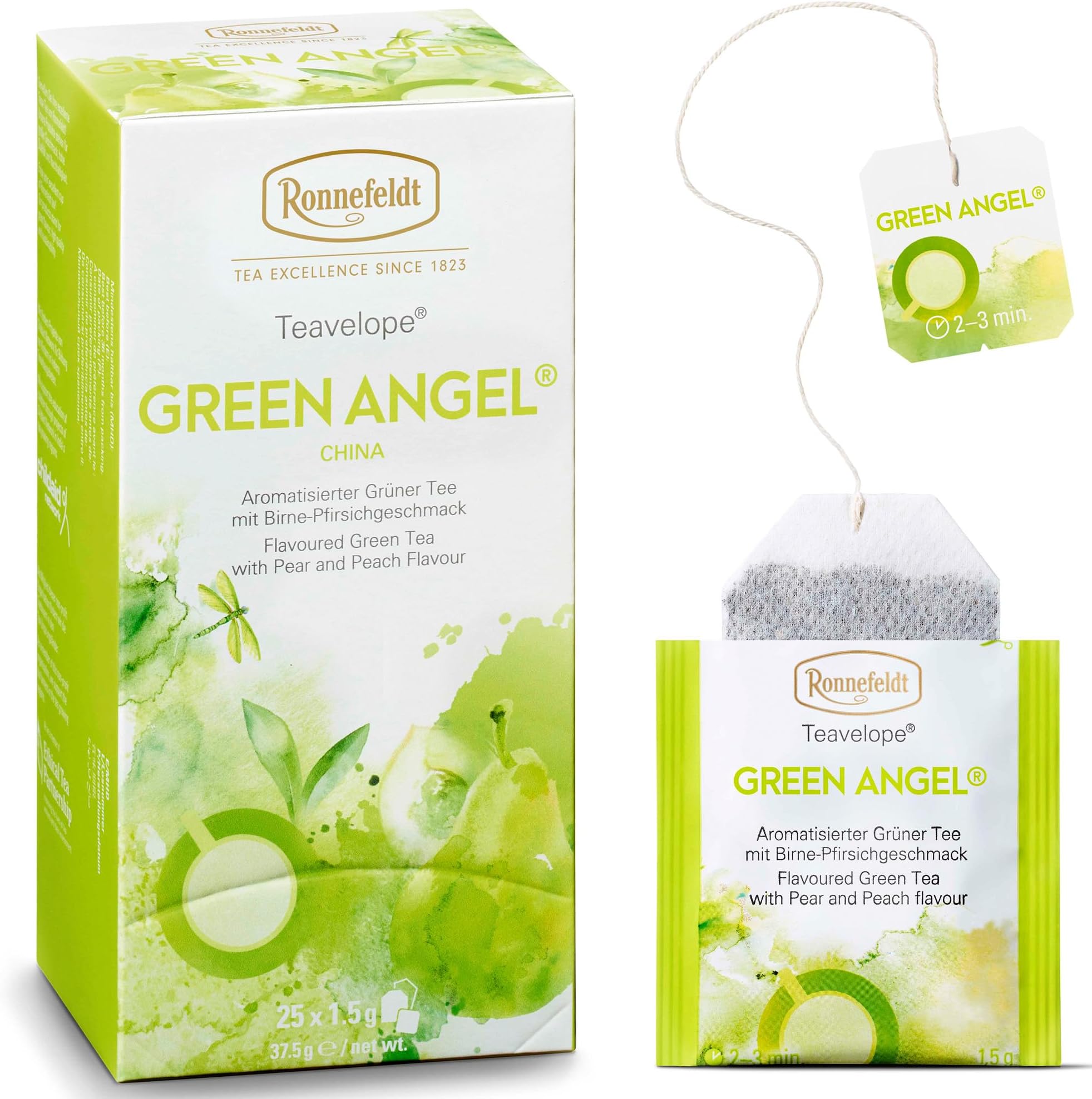Ronnefeldt - Teavelope - Green Angel - Green Tea - 25 X 1.5g Tea Bag