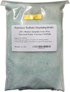 Ferrous Sulfate Heptahydrate, 20% Water Soluble Iron (Fe). Derived from: Ferrous Sulfate. (2 LB)