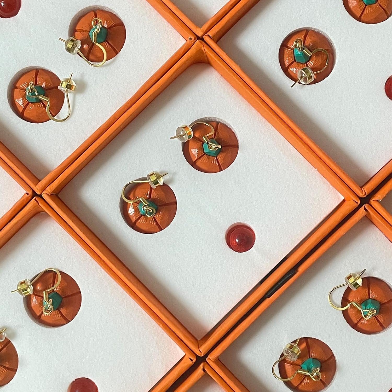 Halloween Earrings Glow In The Dark Fun Pumpkin Earrings Drop Dangle for Women - Image 3