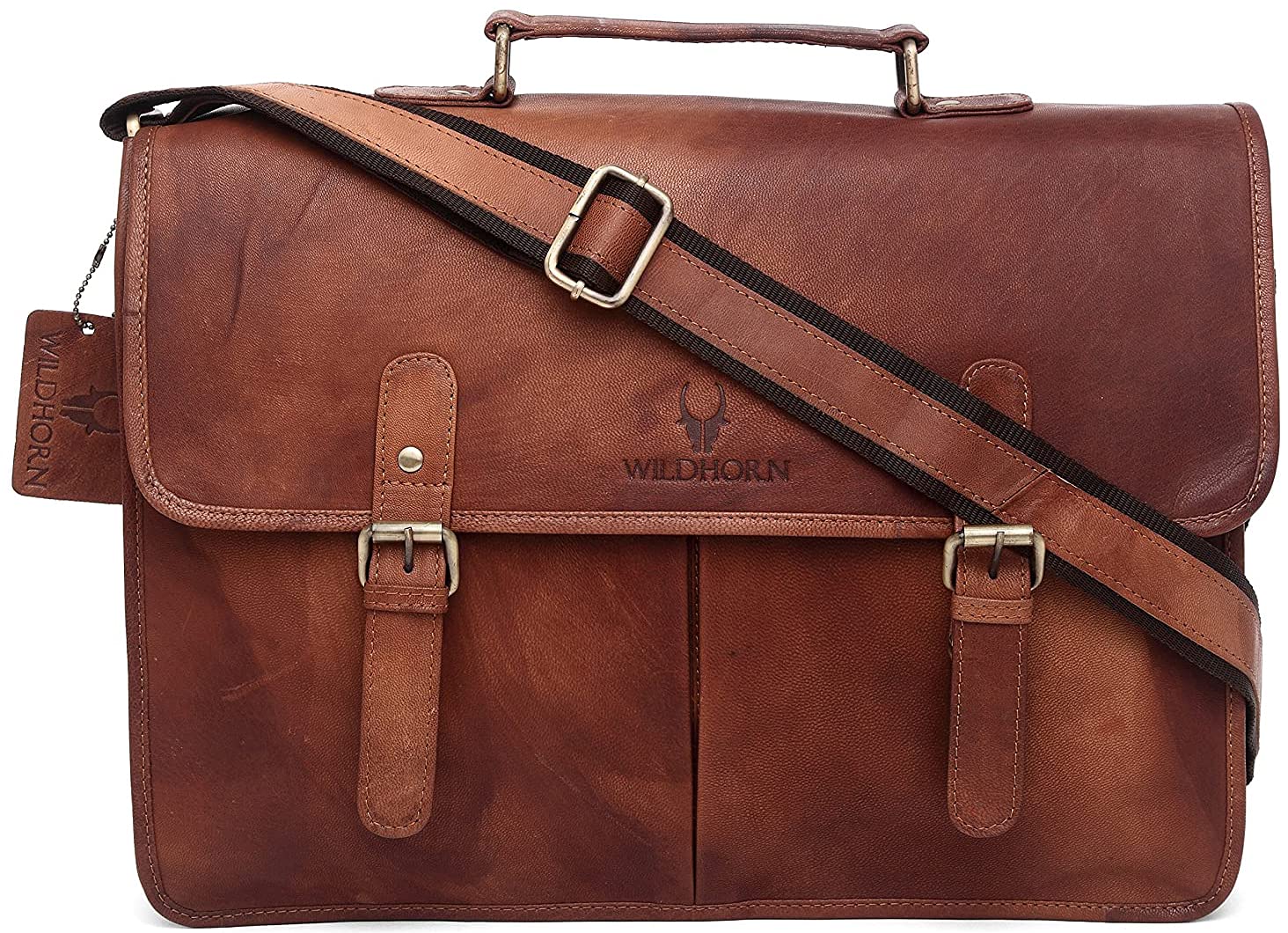 See full amazon price history chart for WildHorn Leather Laptop Bag for Men WildHorn Leather Laptop Bag for Men (B07CB8LCYL) Amazon Price History, Amazon Price Tracker