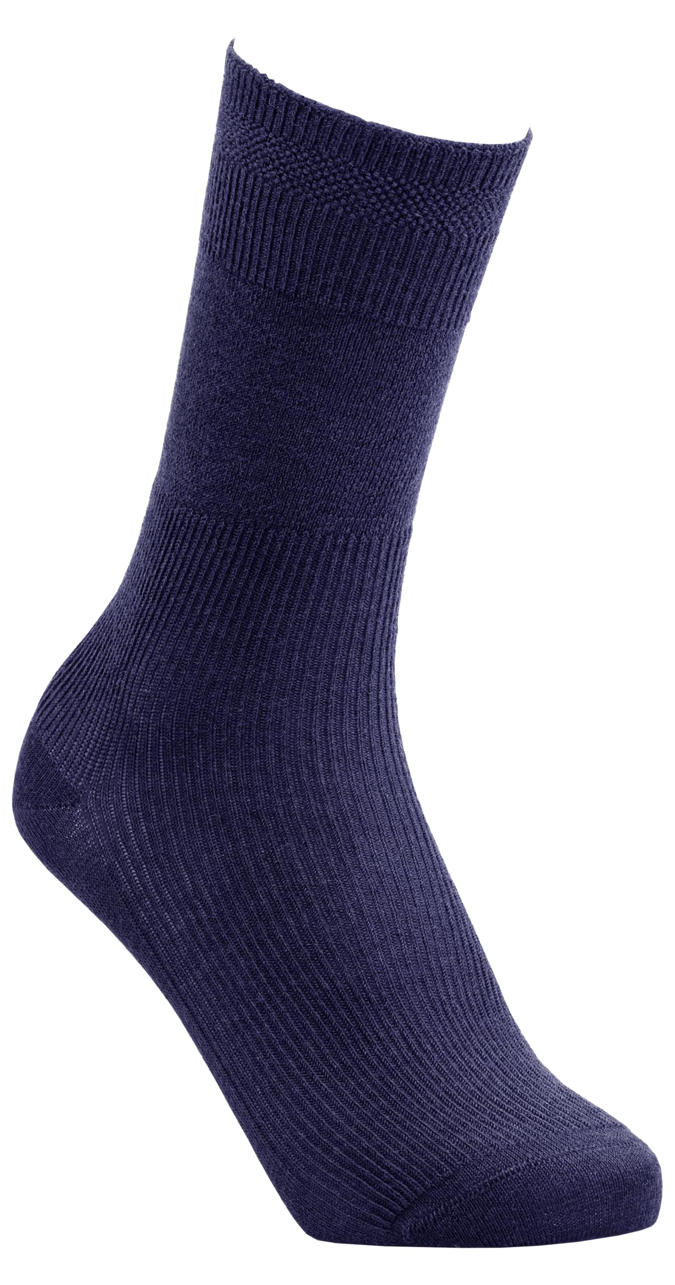 Cosyfeet Wool‑Rich Softhold® Seam‑Free Socks - Navy - M