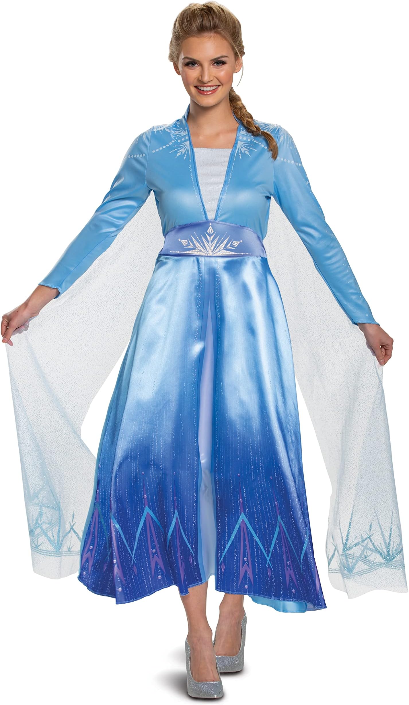 Disguise womens Disney Elsa Frozen 2 Deluxe Adult Costume Adult Sized Costumes (pack of 1)