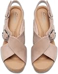 Clarks womens Giselle Dove Wedge Sandal