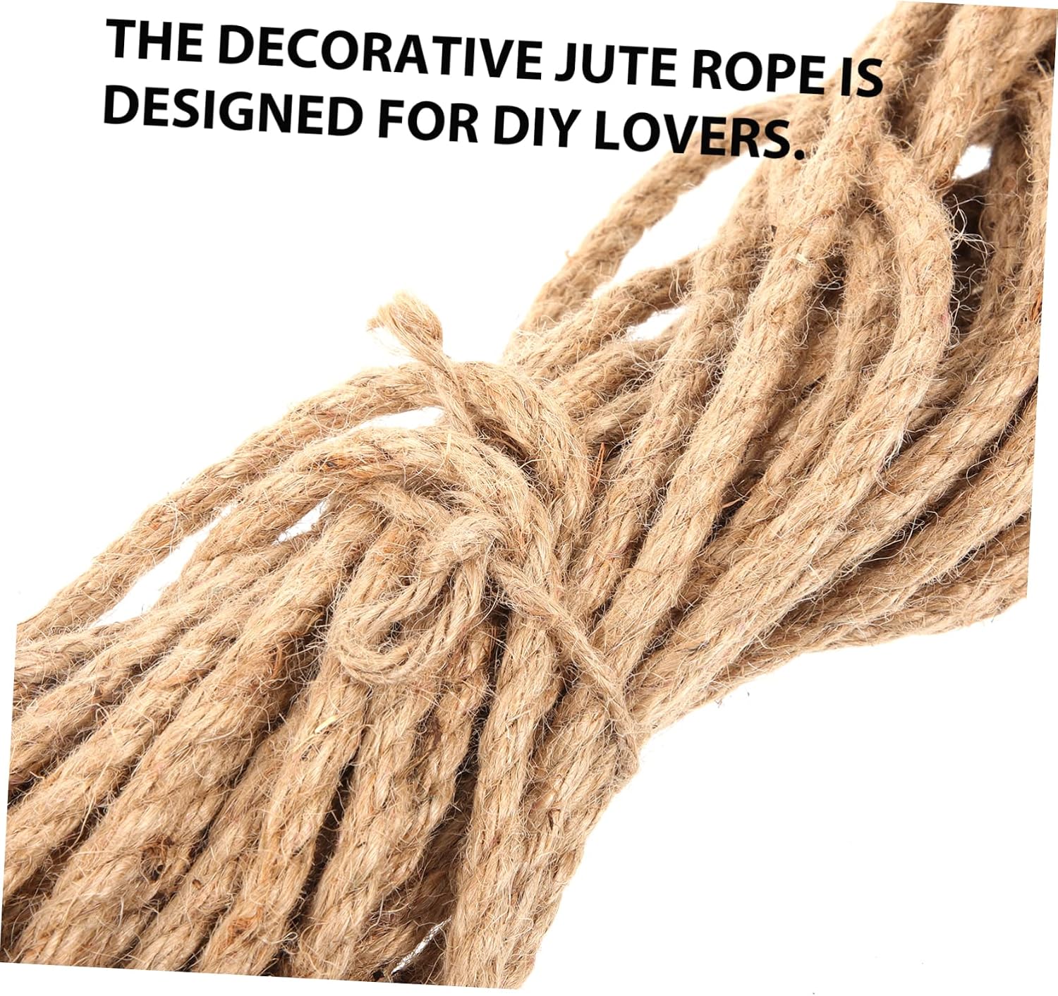 CANIGHT Multi-Purpose Jute Twine Handwoven Rope Twine String for Crafts Gardening Rope Packaging