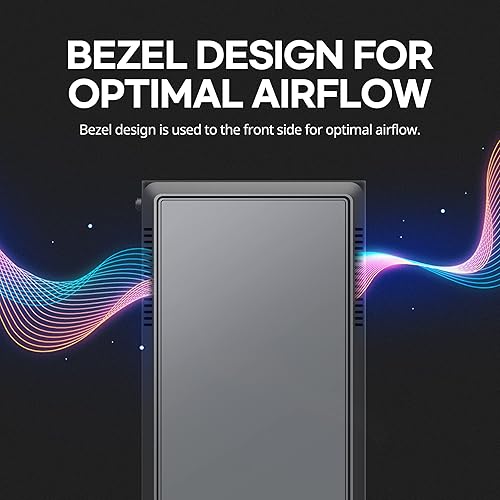 Miniatura 3 de Zalman S4 Mid-Tower ATX PC Case, 2 ventiladores de 4.724 in incluidos, panel lateral teñido acrílico, soporte ATXmATXMini-ITX