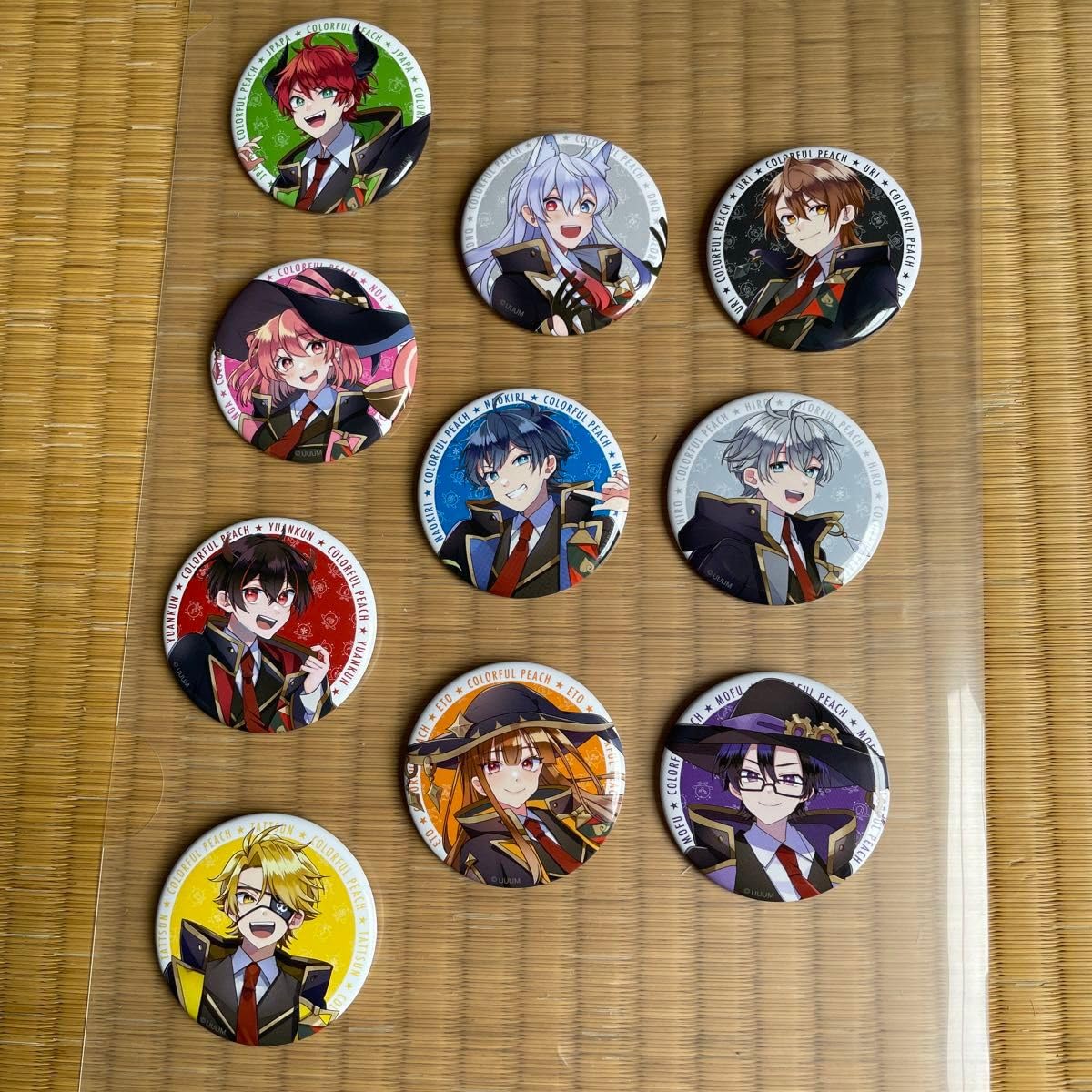 キイロイトリ学園 ノベルティ 缶バッチ 7種 キイロイトリ学園