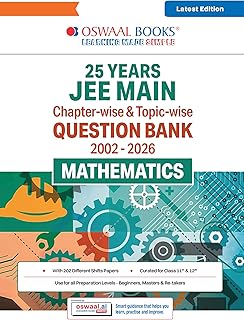 Oswaal JEE Main 25 Years’ (2002-2026) |Chapter-wise & Topic-wise Question Bank: Mathematics | Includes-Jan & Apr 2026 Pape Price In India