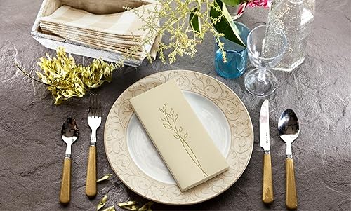 Vista 34 de Servilletas de papel rojo Tela desechable de lino como servilletas de cena Toallas de mano Toallas de mano Servilletas de papel suaves