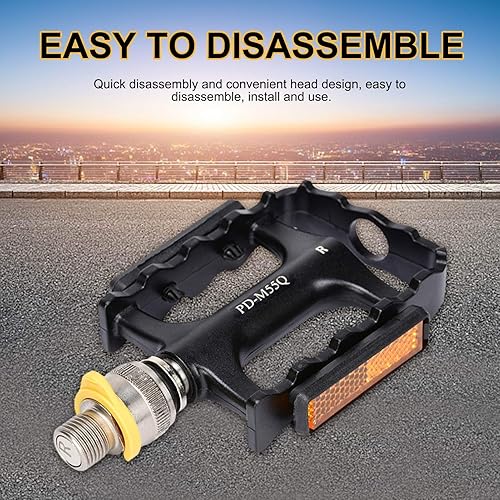 Miniatura 8 de Pedales de bicicleta de carreteraMTB, pedales de bicicleta de aleación de aluminio, pedal de bicicleta de montaña con clavos antideslizantes