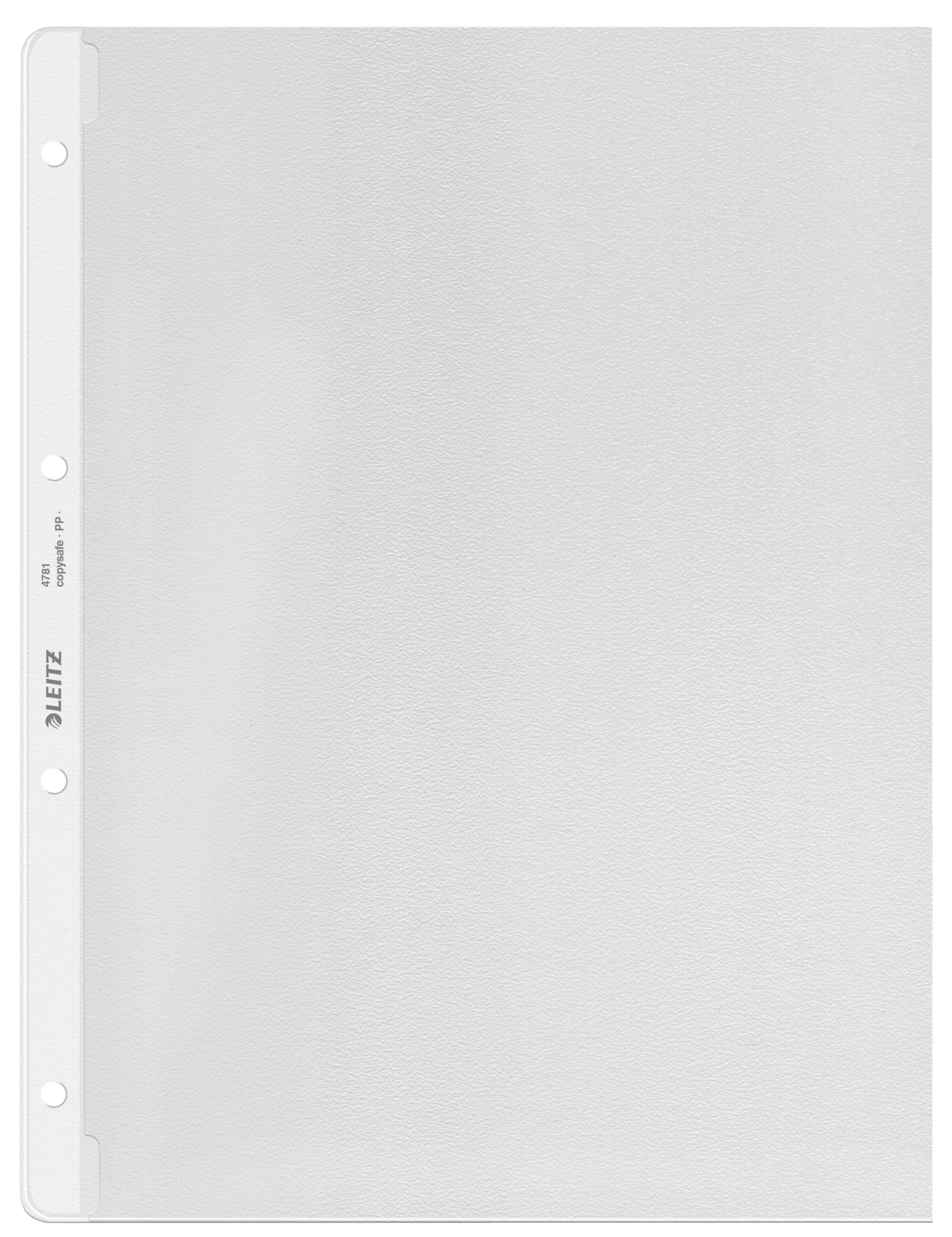 Leitz Prospekthülle, A4, PP, genarbt, dokumentenecht, farblos (100 Stück)