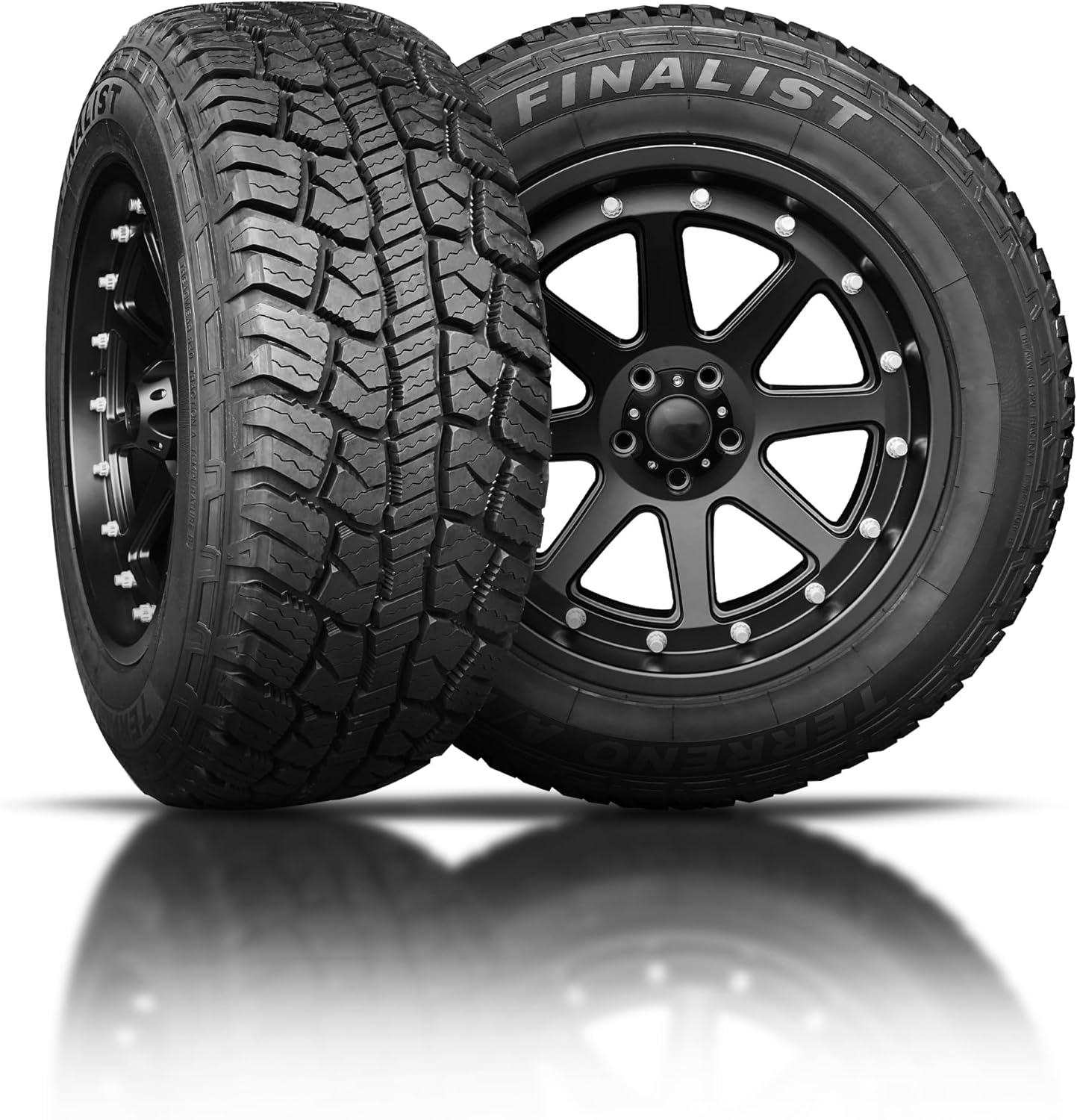 Set of 2 (TWO) Finalist Terreno A/T 275/60R20 115T SUV All Season All Terrain Tires 275/60/20 (Tire Only) + 3 Year Road Hazard Warranty 275/60/20 UTQG 520/A/B