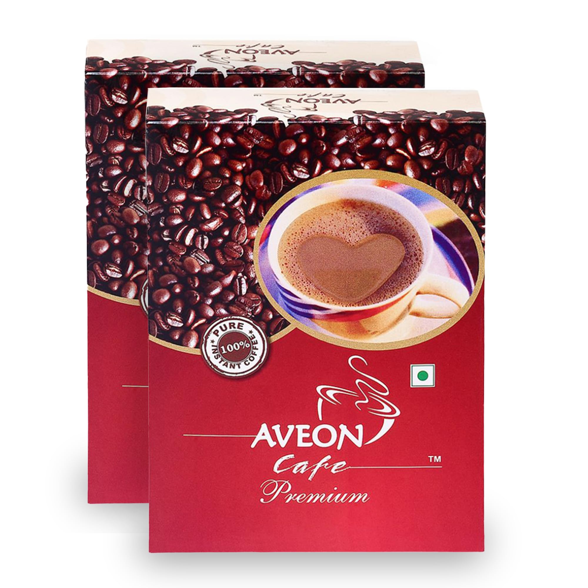 Aveon Cafe Premium Instant Coffee - 200g (Pack of 2) | Finely Crafted Agglomerated Coffee Blend | 100% Arabica & Robusta | Rich Aroma & Smooth Flavor | Instant Coffee Delight