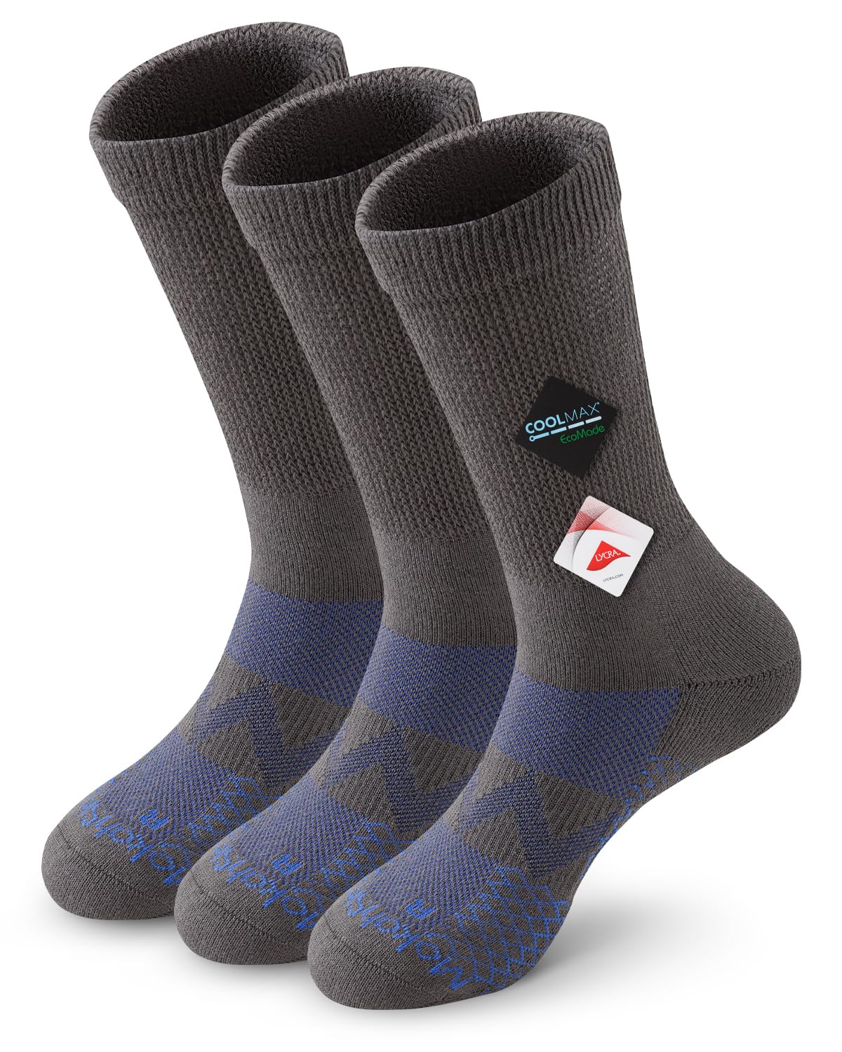 Mokah Stone Socken ohne Gummibund ohne Naht für Herren & Damen, Socken mit Komfortbund Hautfreundlich & Atmungsaktiv, 3 Paar