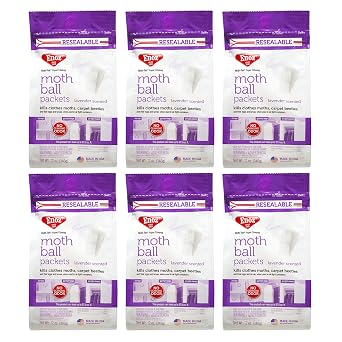 Enoz Moth Ball Packets - 12 oz Bag - 6 Pack