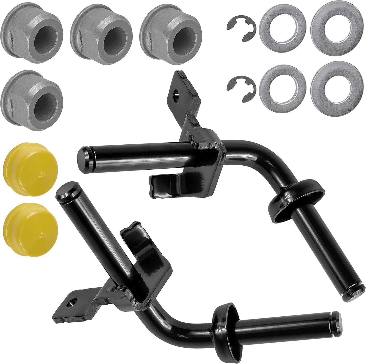Caltric Steering Spindles Bushing Kit Compatible With John Deere D130 D140 D150 D160 D170 S240