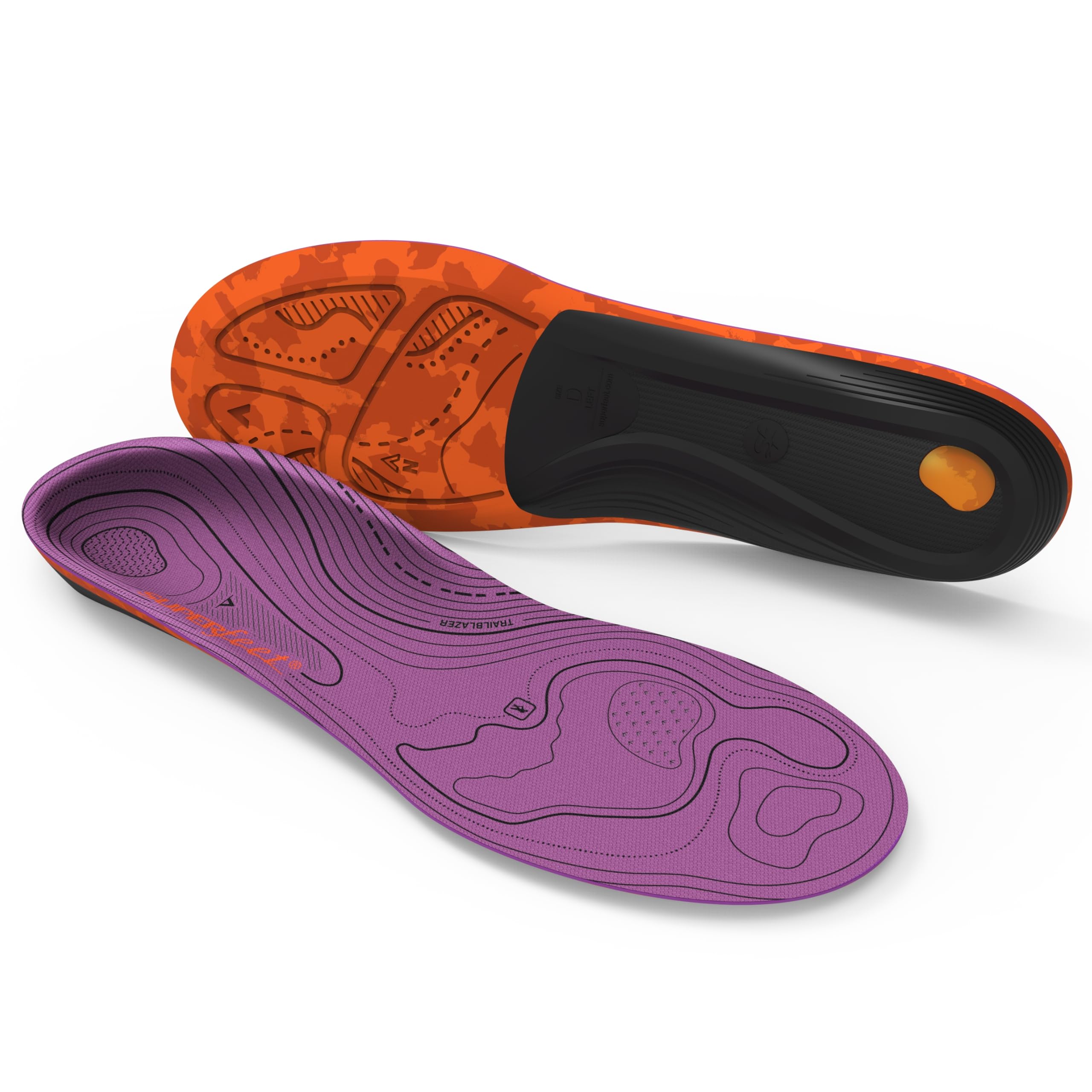 Superfeet Hike Plantillas Ortopédicas Recortables para Botas de Montaña, EU 42 – 44