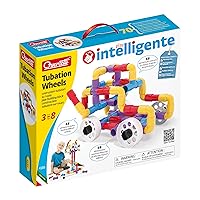 Quercetti Tubation Wheels 68 Pezzi, Giochi Bambini 3 Anni