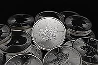 Vista 2 de 1988 - Present (Random Year) 1 oz Canadian Silver Maple Leaf Coin Brilliant Uncirculated with Certificate of Authenticity $5 Seller BU