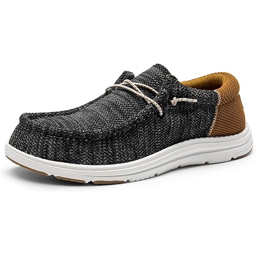 Bruno Marc Men's Arch Support Casual Slip-on Shoes Loafers for Men Non Slip Comfortable Boat Shoes