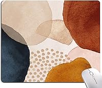 Vista 8 de Alfombrilla de ratón, alfombrilla de ratón abstracta moderna, alfombrilla de ratón impermeable cuadrada Boho, alfombrilla de ratón antideslizante