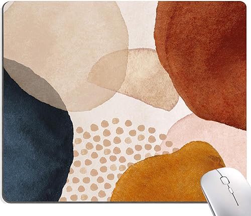 Alfombrilla para mouse, moderna alfombrilla de mouse abstracta de mármol, bonita alfombrilla de mouse impermeable antideslizante base de goma para