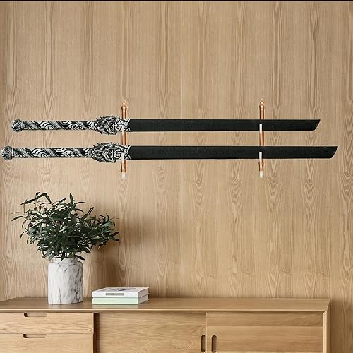 Miniatura 6 de Soporte de pared Katana de acrílico transparente para armas, soporte de pared para espada, soporte de espada samurái, soporte de exhibición