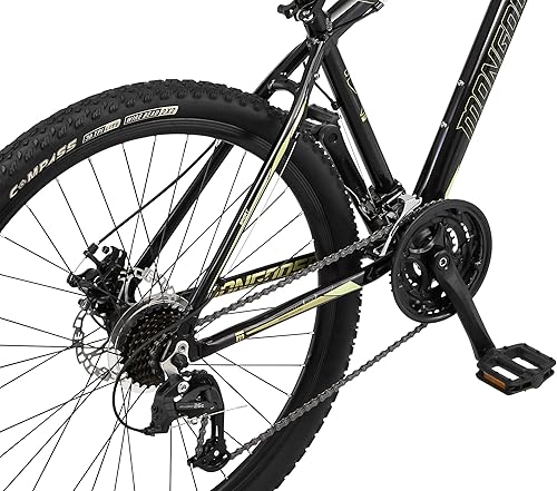 Miniatura 6 de Mongoose Montana Sport and Comp - Bicicleta de montaña para hombre y mujer, transmisión de 18 o 21 velocidades con palanca de cambios de gatillo,