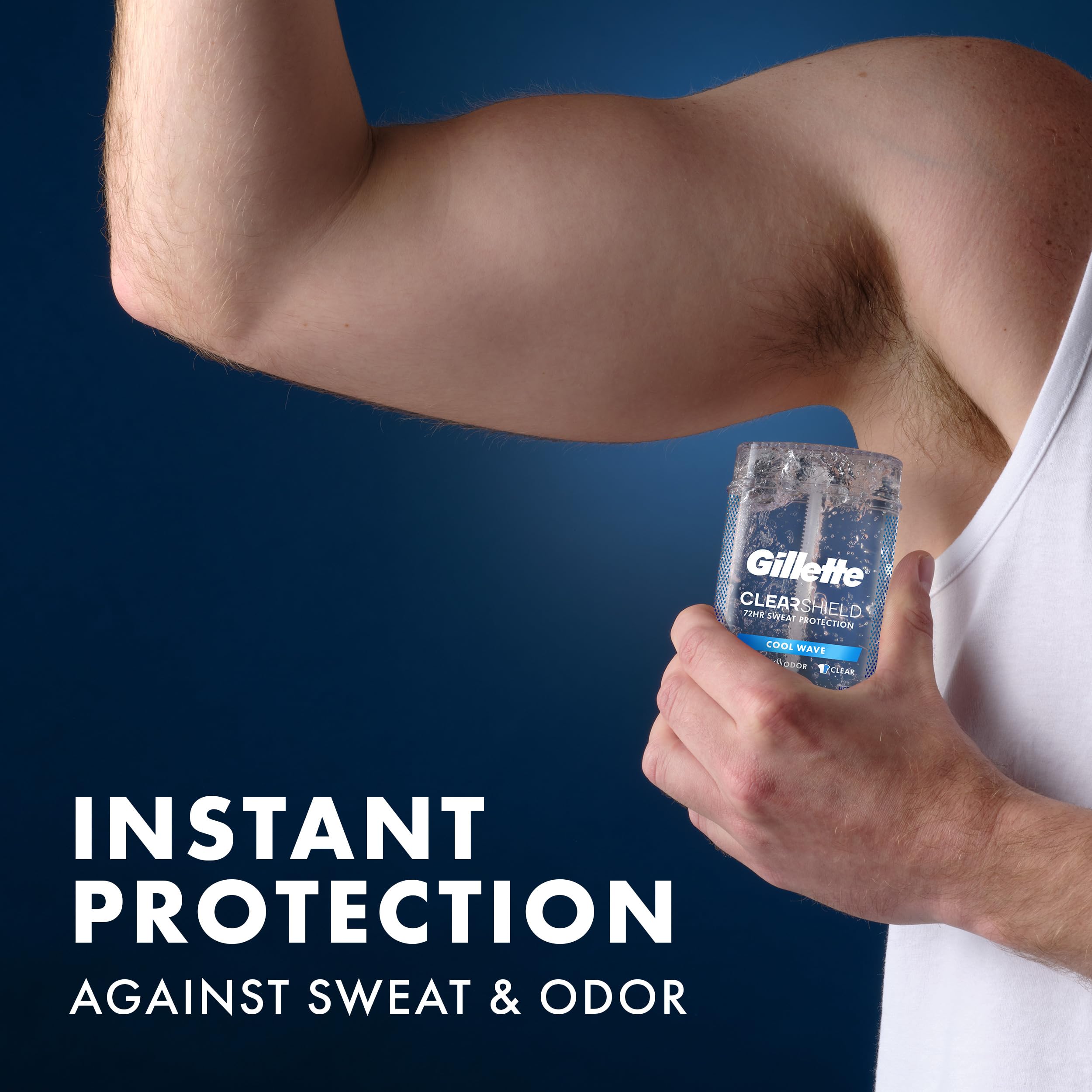 Clear Gel Cool Wave Antiperspirant and Deodorant 2 count 3.8 oz