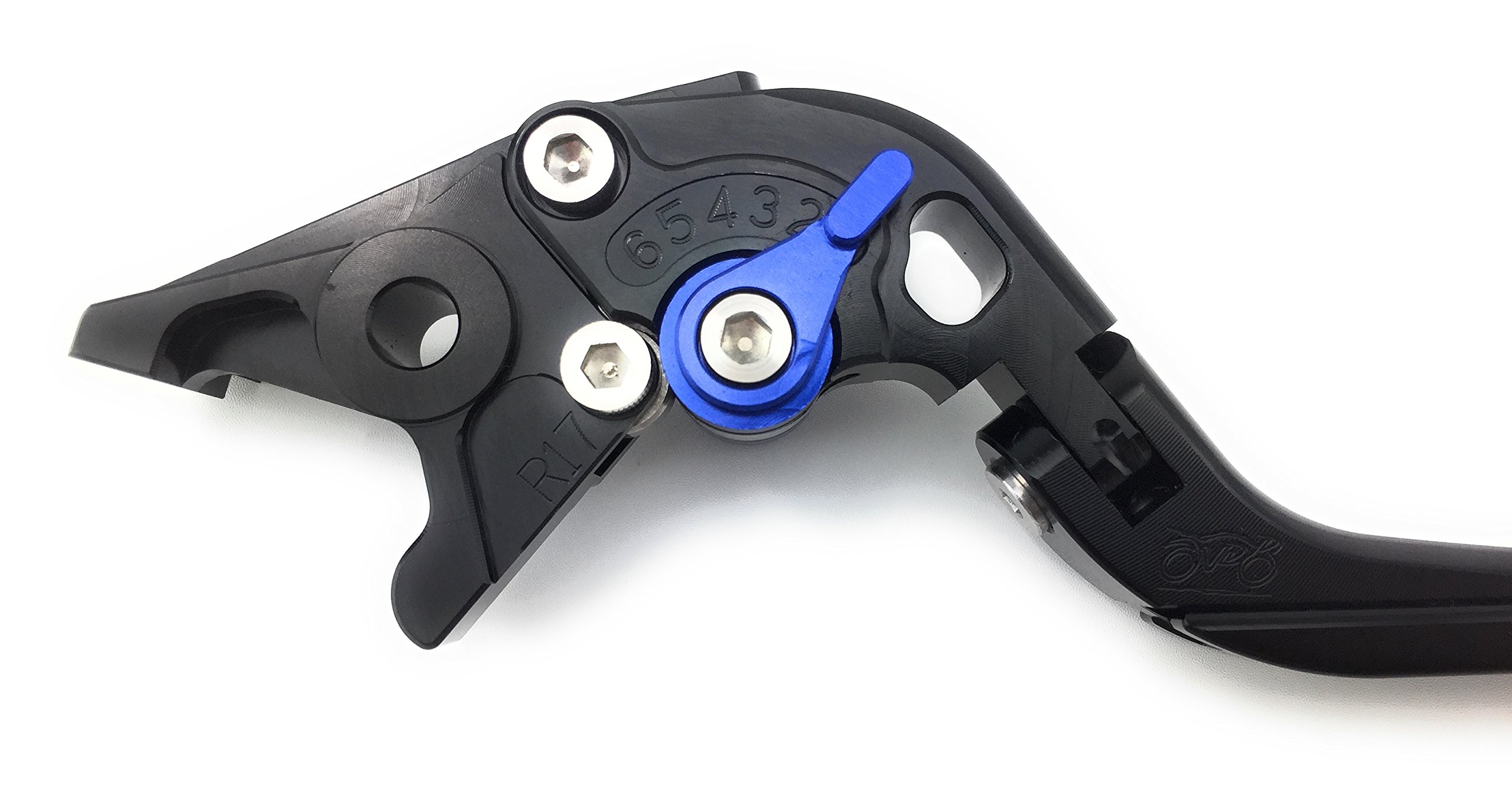 avdb-moto Coppia di leve regolabili e pieghevoli CNC Compatibile con Kawasaki Z300, Z300 ABS 2015 2016 2017