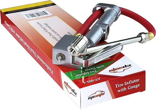 Miniatura 4 de EPAuto calidad comercial. Inflador de doble cabeza. Medidor con manguera de aire.