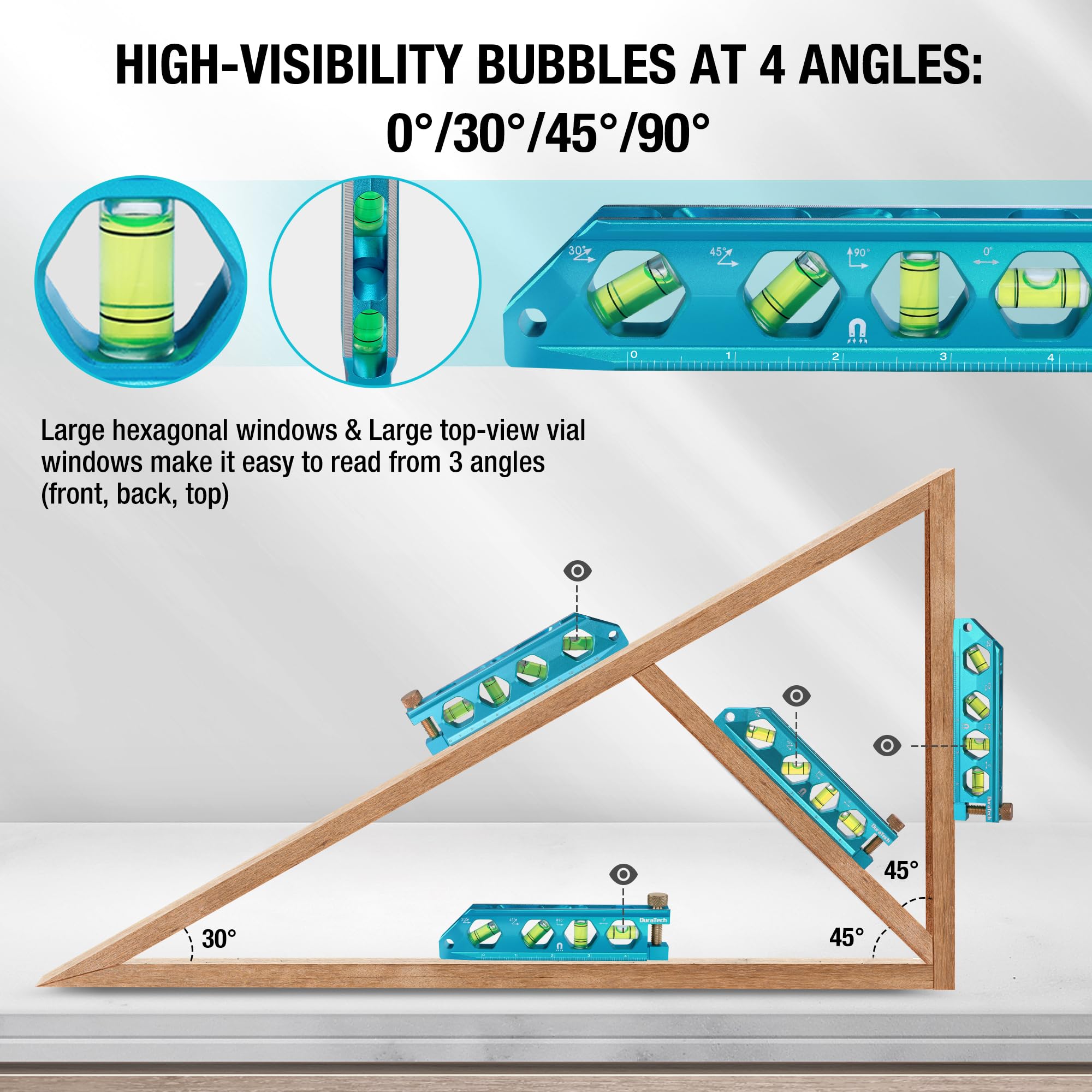 DURATECH Magnetic Level - DIY & Home Projects -3
