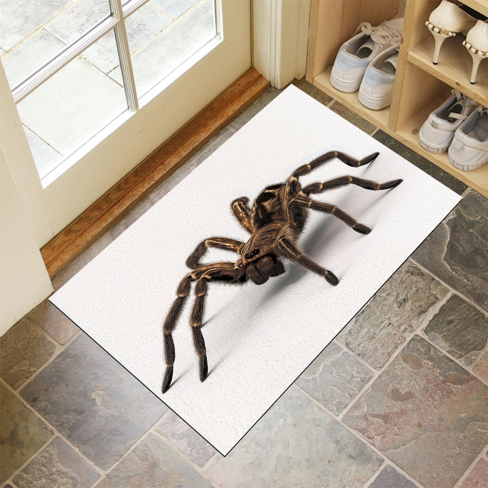Paillasson intérieur tarentule fini les portes bloquées avec ce tapis ultra fin