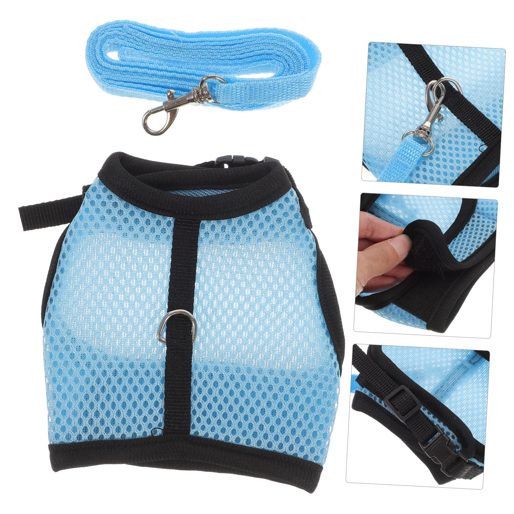 BESPORTBLE 5ensembles Laisse pour Hamster Et Animal De Harnais Et Traction Ropes Veste Confortable Et Design Unique