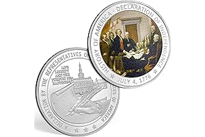 US Military Challenge Coin 1776 Declaration of Independence Commemorative Presidential Coin