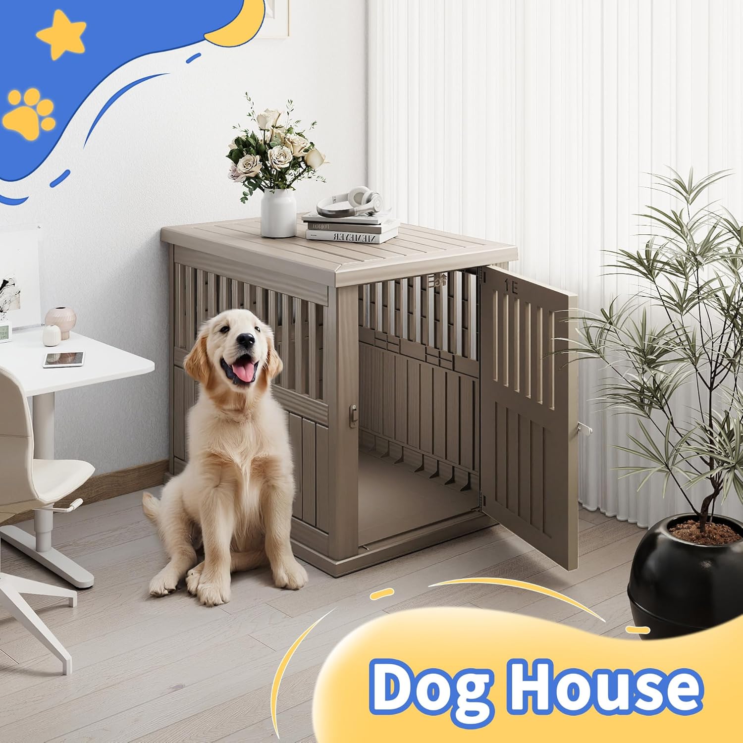 Stylish and Functional: DRATO Weatherproof Dog House & End Table Review