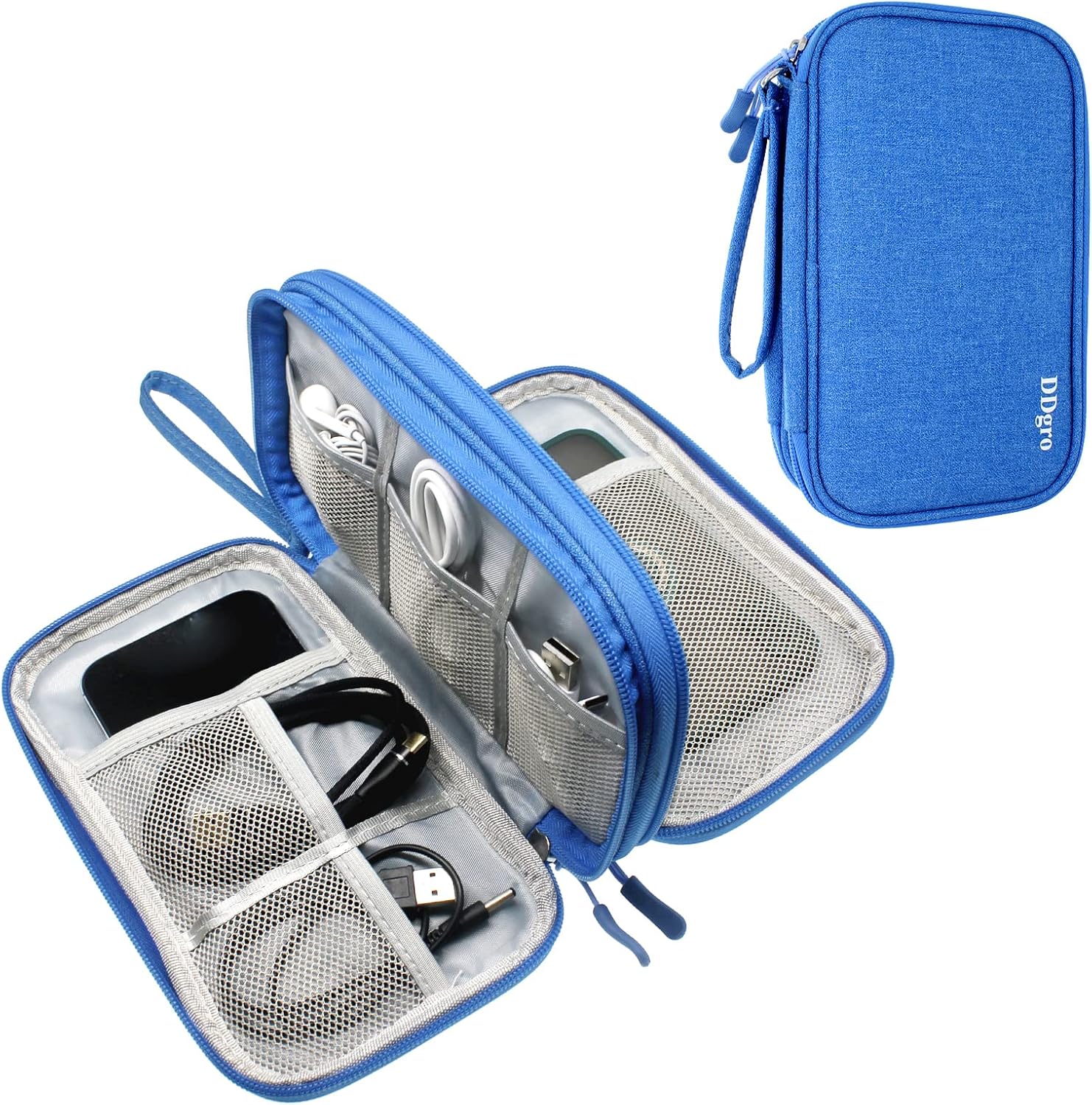 Electronics Travel Organizer, Waterproof Technology Accessories Pouch Bag