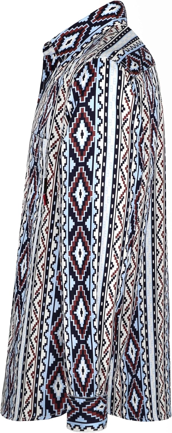 BOCOMAL FR Shirts Printed Bohemia Button Down Flame Resistant NFPA2112 CAT2 Work Shirt - Image 6