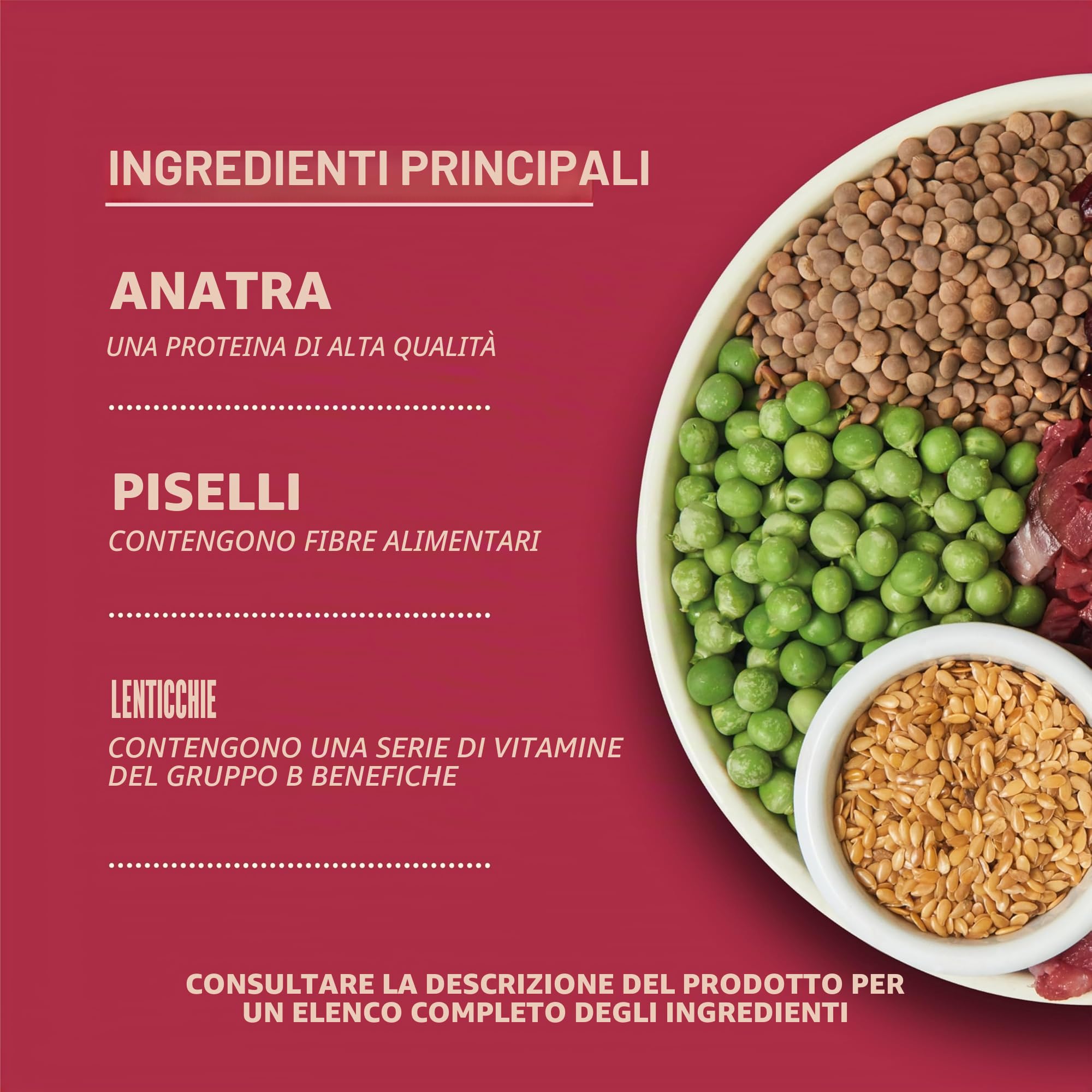 Lily's Kitchen Con ingredienti naturali Cibo secco per cani adulti Ricetta senza cereali con anatra, salmone e cervo 12kg