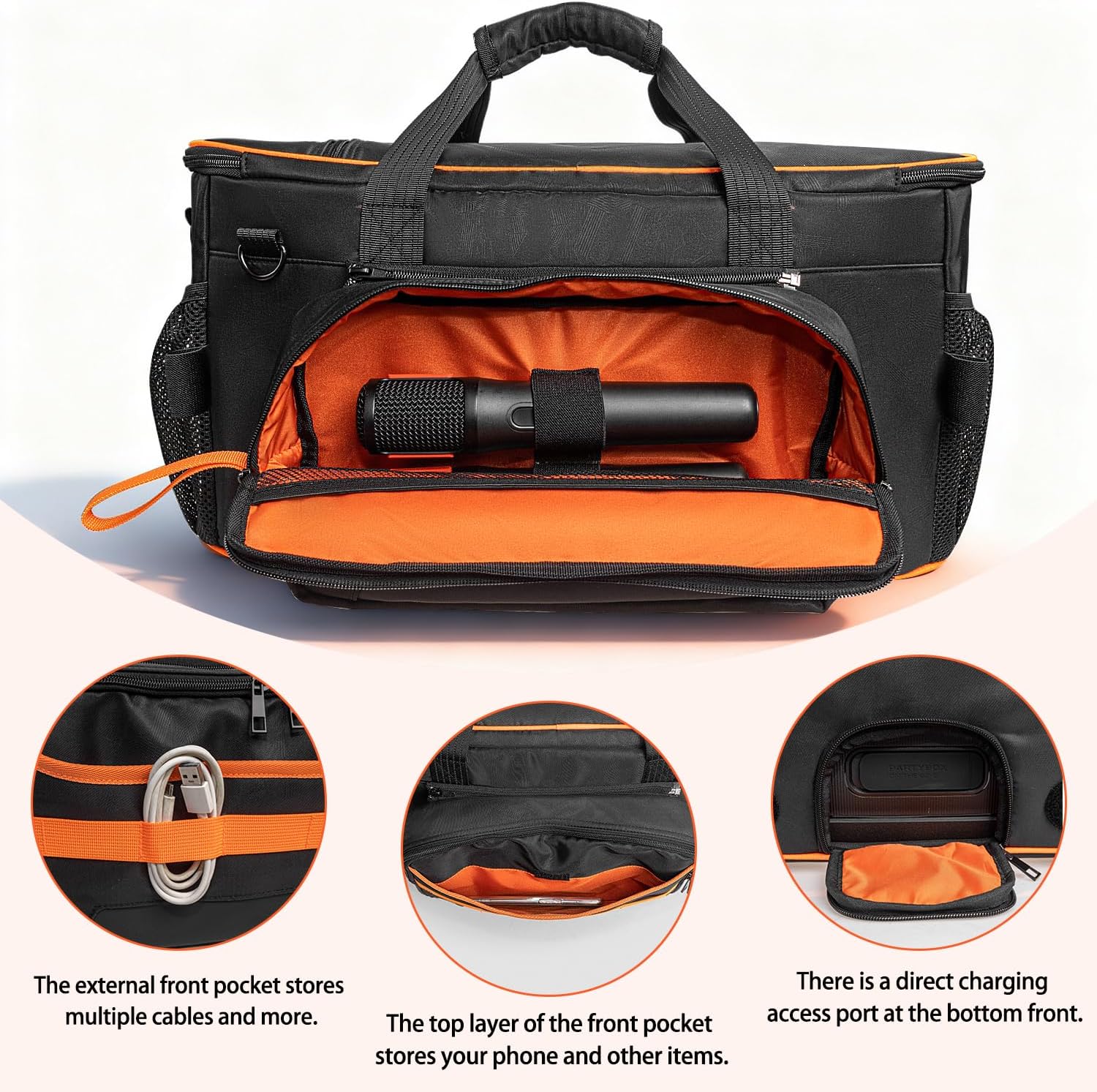 Speaker Tote Bag Compatible with JBL on the go 2, Portable Speaker Carry Case