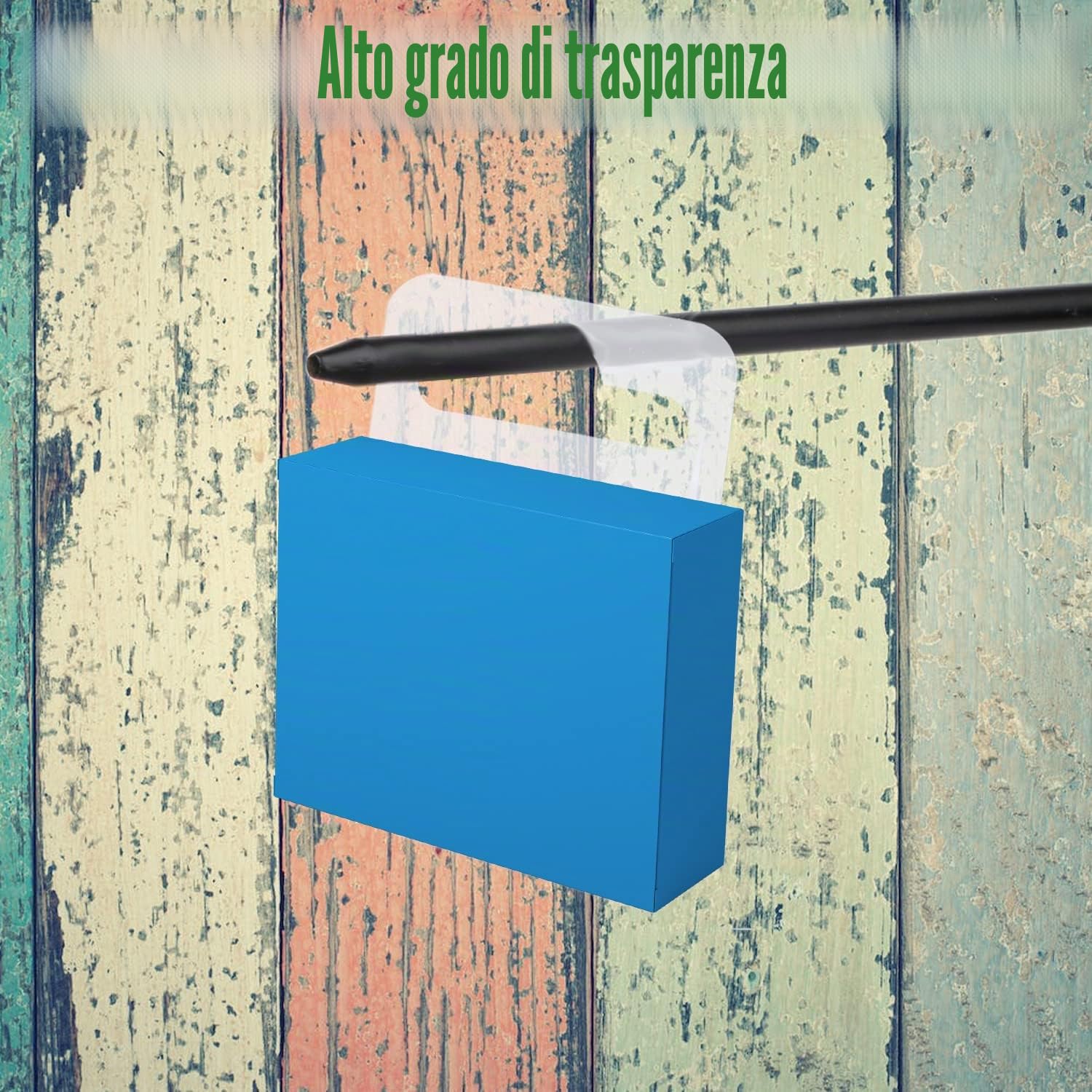 400pz Linguetta per Appendere, Linguette in Plastica Trasparente 45x40mm Linguette Adesive Etichette per Ganci Autoadesivi per Articoli in Saldo con Pannello Forato per Negozi al Dettaglio
