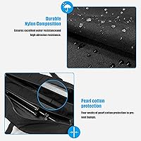 Vista 3 de 60" Multifunctional Tripod Bag, Heavy Duty Tripod Carrying Case with Dual Compartment for Music Stand, Mic Stand, Speakers Stand, Tripods, Lights