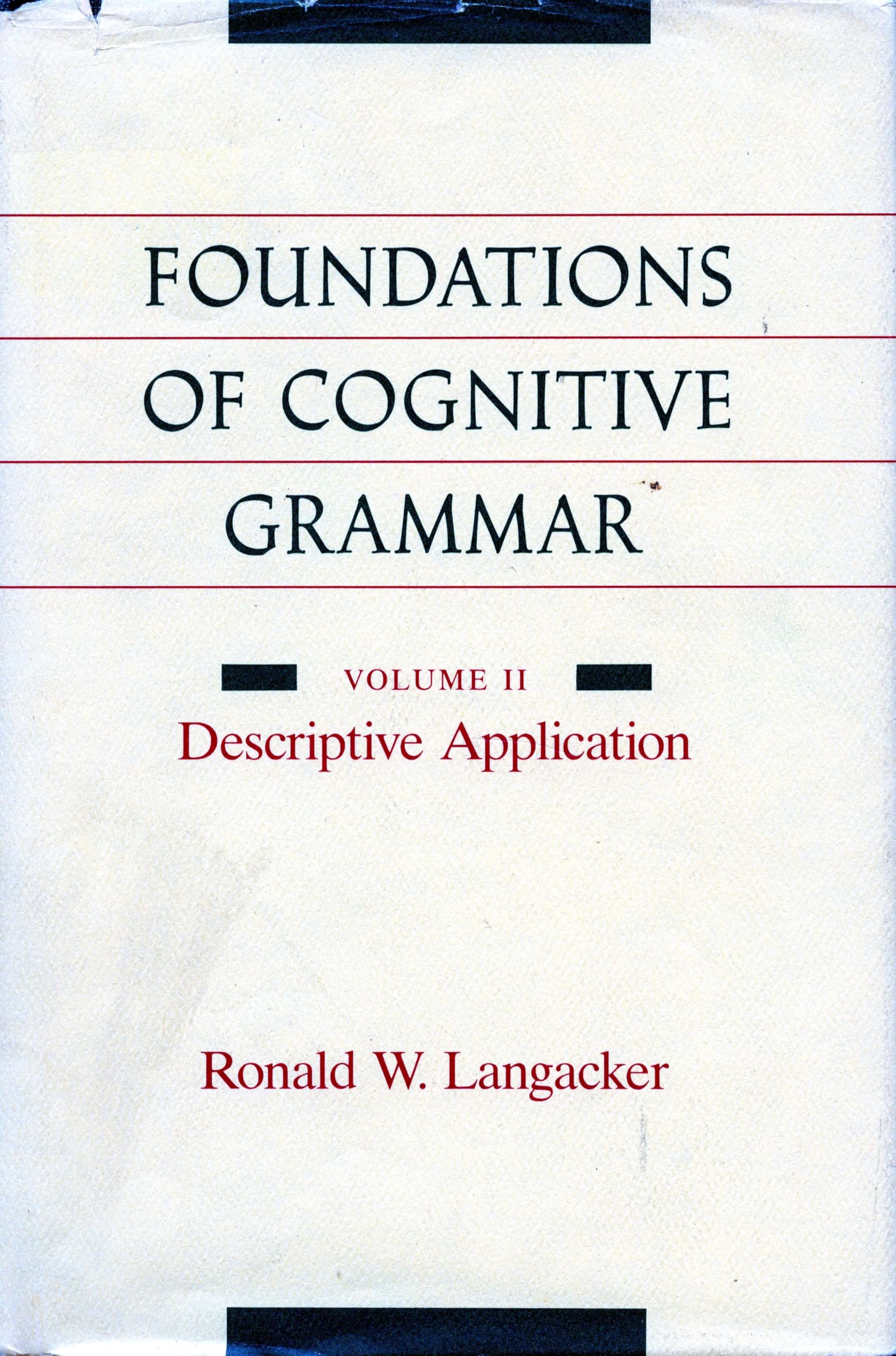 Amazon | Foundations of Cognitive Grammar: Volume II: Descriptive